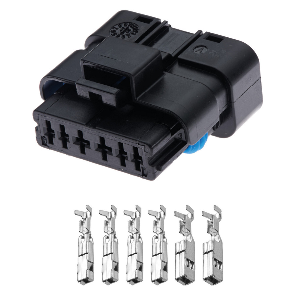 Роз'єм конектор 6-кон., 211PC069S0149, APTIV (Delphi) Франция універс., Моторний відсік, Peugeot, Renault Київ - фото 1