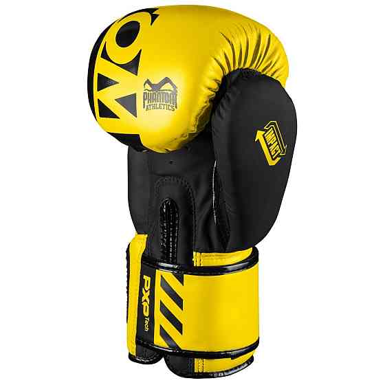 Боксерські рукавиці Phantom APEX Neon Yellow 14 унцій (капа у подарунок) Кам'янське
