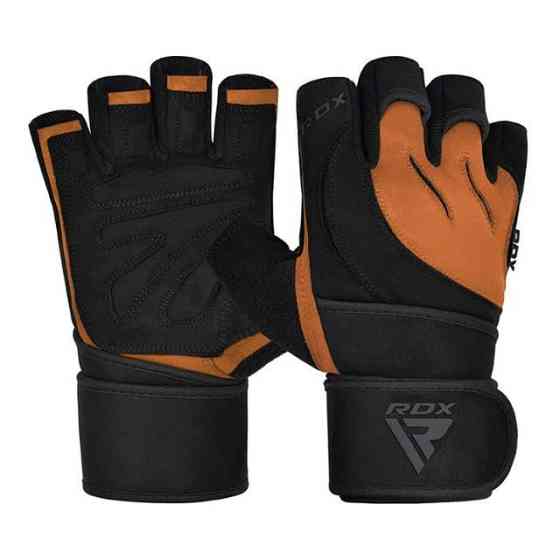Рукавички для фітнесу RDX MICRO TAN/BLACK PLUS-L Кам'янське