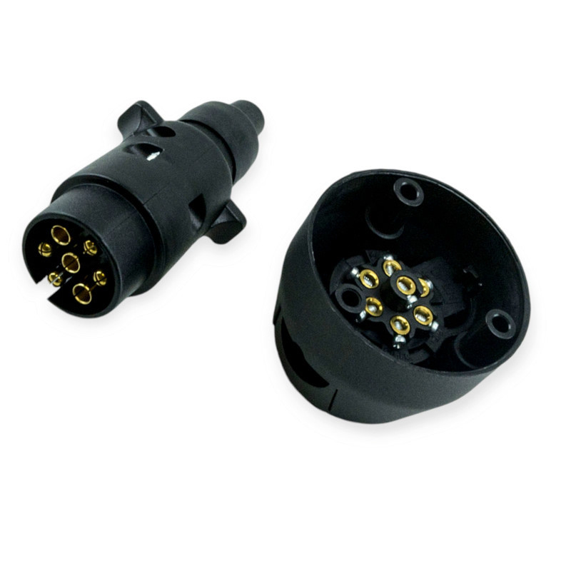 Фишка прицепа пластмасс 12в (мама+папа) iso Мукачево - изображение 1