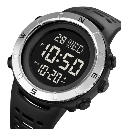 Чоловічий спортивний годинник Skmei 2015 (Чорний з чорним циферблатом S) Київ