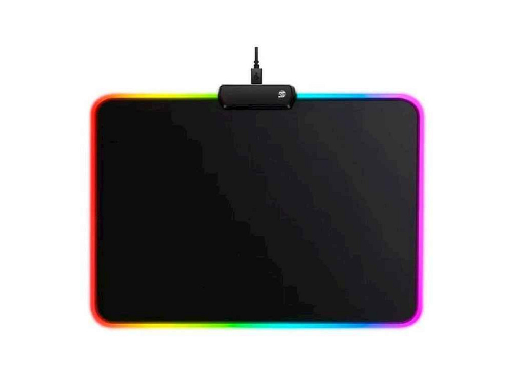Килимок для мишки 350х250мм P1 c RGB чорний 18м ТМ T-WOLF Київ - фото 1
