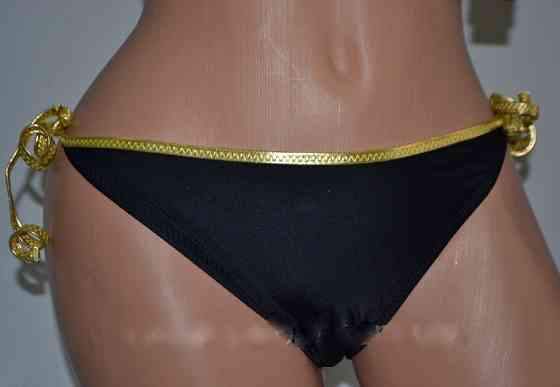 Жіночий купальник роздільний Life Beach чорно-золотистий Київ