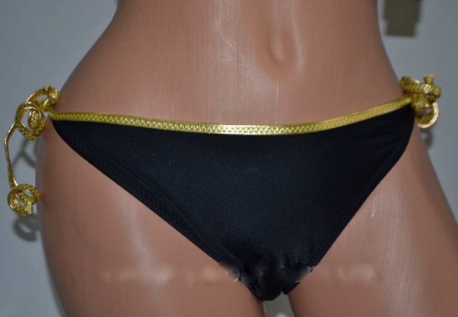 Женский купальник раздельный Life Beach черно-золотистый Киев - изображение 4