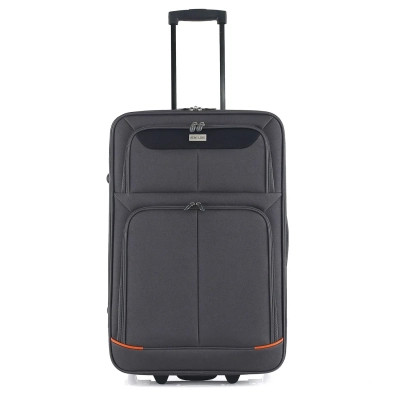 Чемодан Semi Line 24" M T5754-2 Grey/Orange Lines (DAS303343) Винница - изображение 1