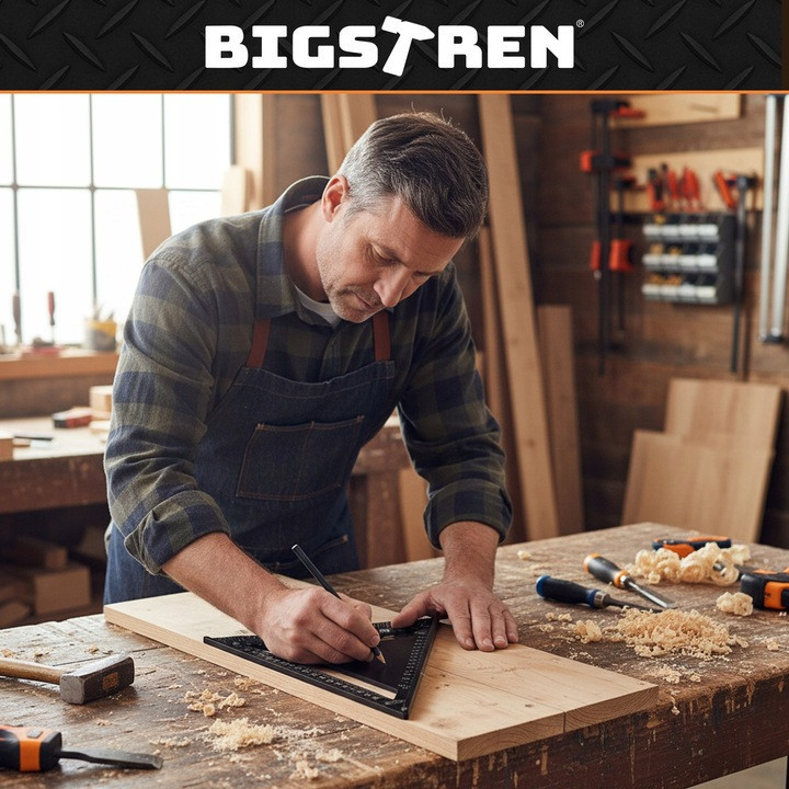 Алюминиевый плотницкий угольник 12