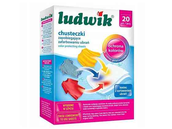 Серветки для прання 20шт COLOR для захисту тканин ТМ LUDWIK Київ