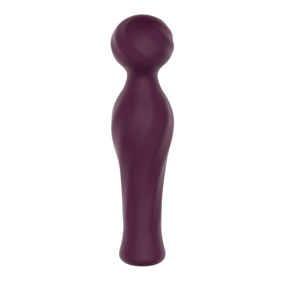Вібратор-мікрофон Dream Toys Essentials Magic Wand зі стразами, бордовий, 16,5 см Sex Aura Київ - фото 4
