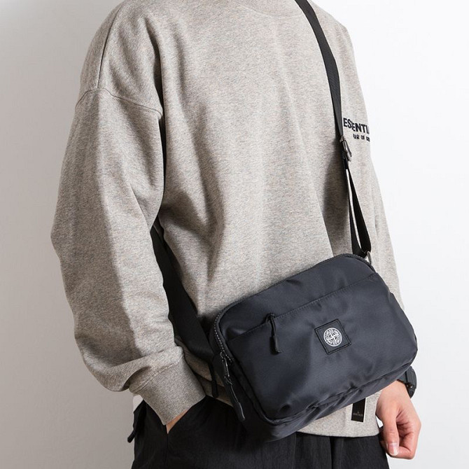 Сумка через плече Stone Island 24x16 чорний Запоріжжя - фото 6