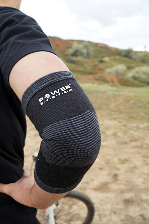 Налокітники Power System PS-6001 Elbow Support Black/Grey (пара) XL Каменское - изображение 10