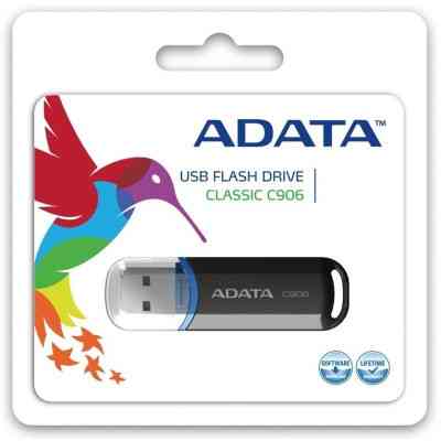 USB флеш накопичувач ADATA 64GB C906 Black USB 2.0 (AC906-64G-RBK) Вінниця
