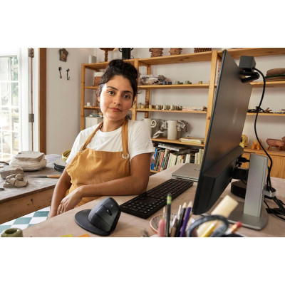 Мышка HP 920 Ergonomic Vertical Wireless/Bluetooth Black (6H1A4AA) Винница - изображение 5