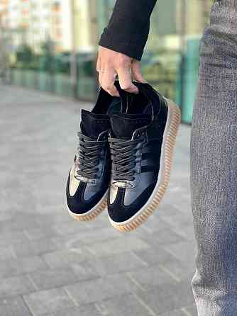 Dino Vittorio Кеди жіночі Dino Vittorio чорні шкіра + замша розмір 37-40 (5431) 39 Коломия