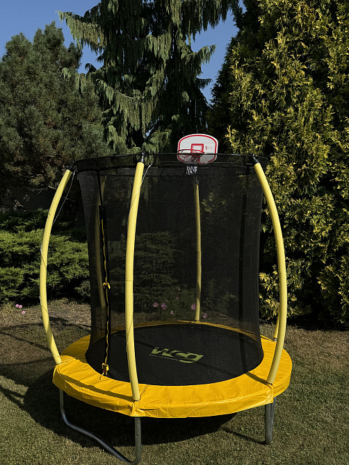 Батут WCG 187 см з внутрішньою захисною сіткою та LED підсвіткою 6FT (W-0603) Київ - фото 8