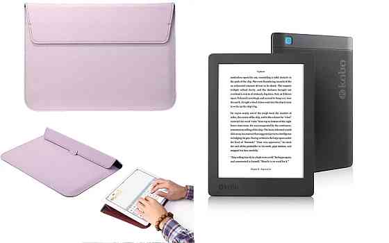 Чохол-конверт VitoCase для Kobo Aura Edition 2, з функцією підставки для книги Коричневий Київ