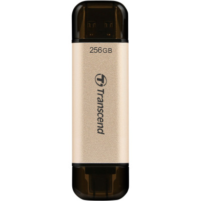 USB флеш накопичувач Transcend 256GB JetFlash 930 Gold-Black USB 3.2/Type-C (TS256GJF930C) Вінниця - фото 1