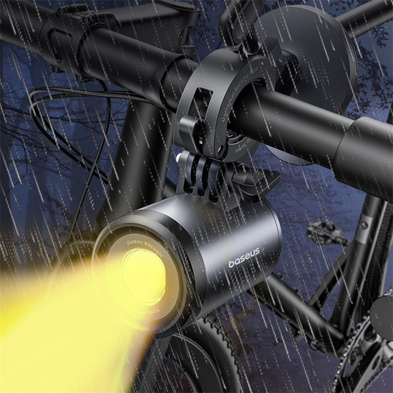 Велотримач для телефона Baseus PrimeTrip Series Dual-Color Bike Light 2-in-1 Set Cosmic Black Київ - фото 10