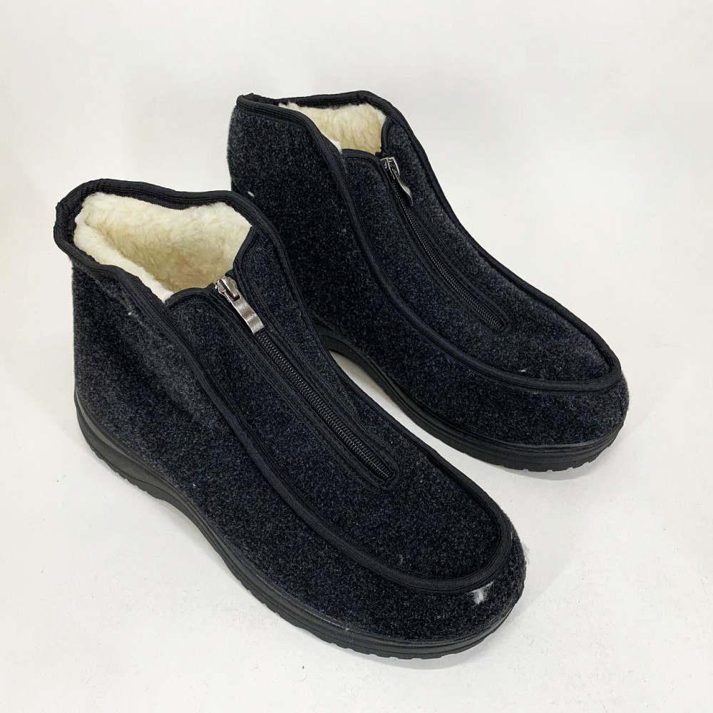 Чоловічі робочі черевики, Зручне робоче взуття для чоловіків, Бурки дедушки, Черевики робочі чоловічі JZ-49 Львів - фото 11