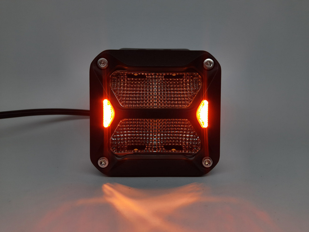 Світлодіодна фара StarLight SL-W0320F квадратна, ближнє розсіяне світло WHITE + DRL 20W 2400Lm 5700K 12/24V Харків - фото 2