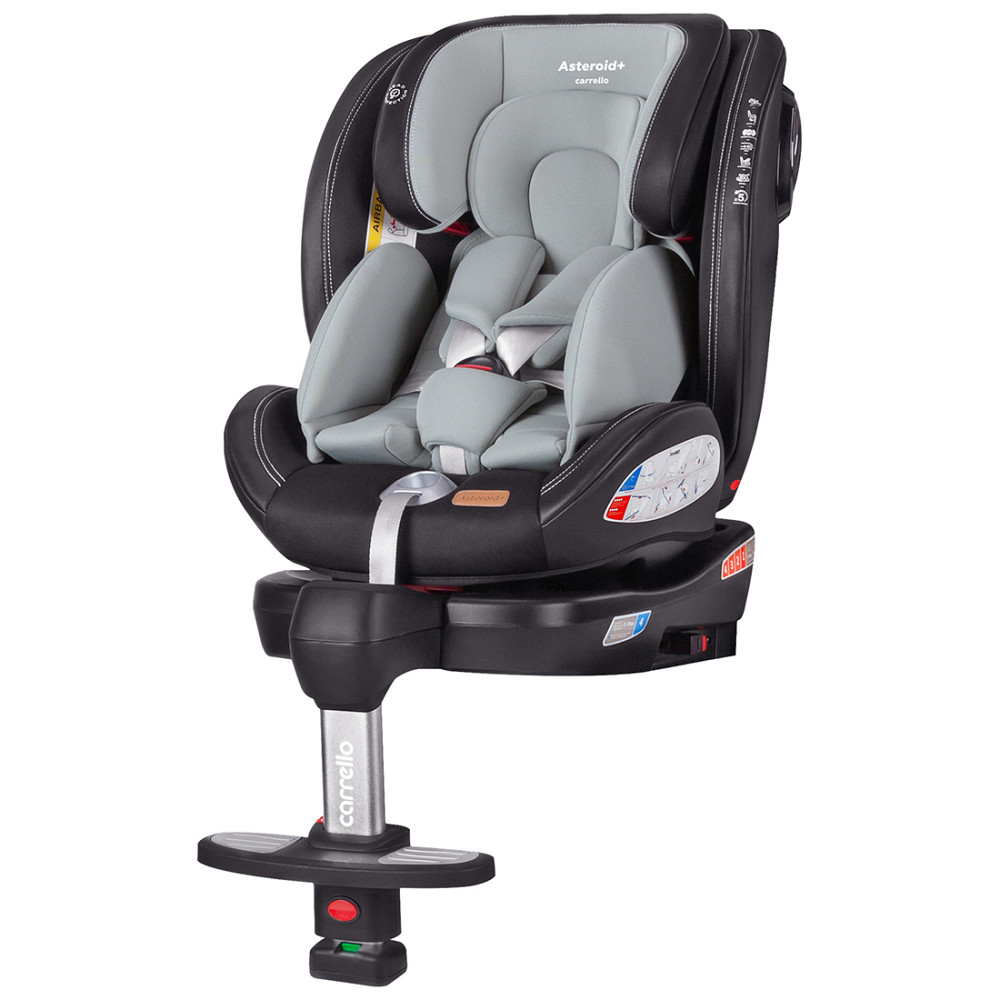 Автокресло детское с ситемой ISOFIX поворотное с опорной стойкой с рождения до 36 кг Asteroid+ CRL-15801 Marble Grey 0+1/2/3 Carrello Кривой Рог - изображение 1