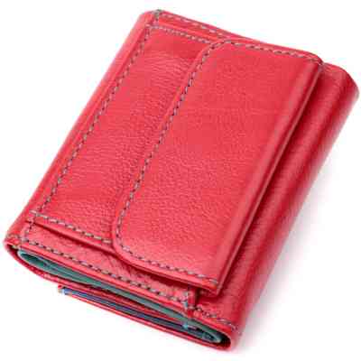 Кошелек ST Leather Из натуральной кожи Красный (19502) Винница