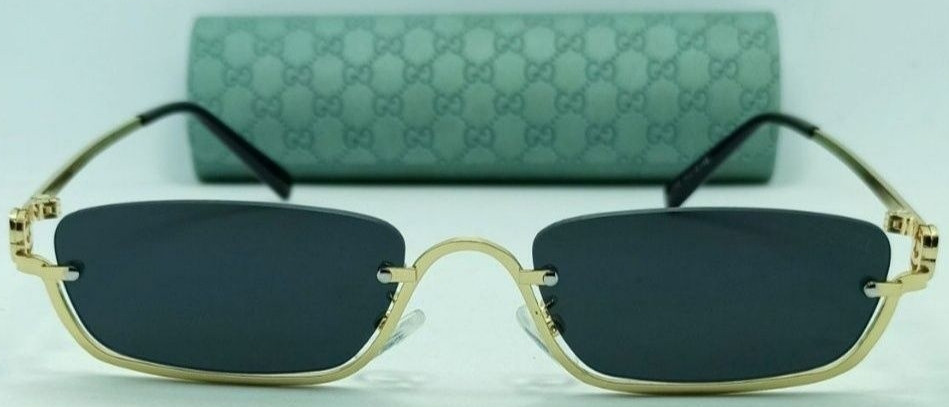 Брендові окуляри унісекс чорні вузькі в металі в брендовому футлярі. Київ - фото 5