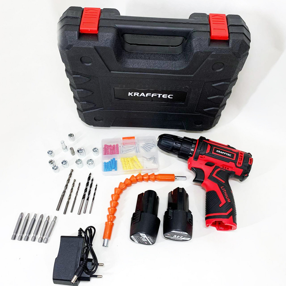 Акумуляторний викрутка з набором насадок, Економічний варіант шуруповерта, Безщітковий шуруповерт CZ-36 Івано-Франківськ - фото 9