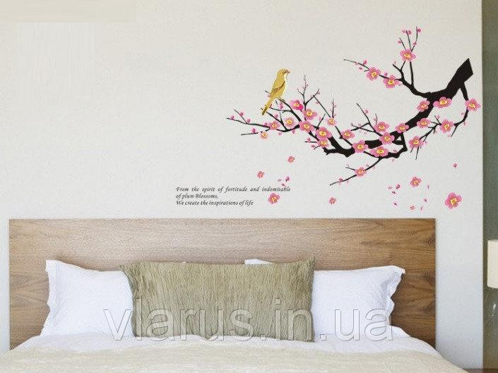 Наклейка декоративна Гілка квітучого дерева Київ - фото 2