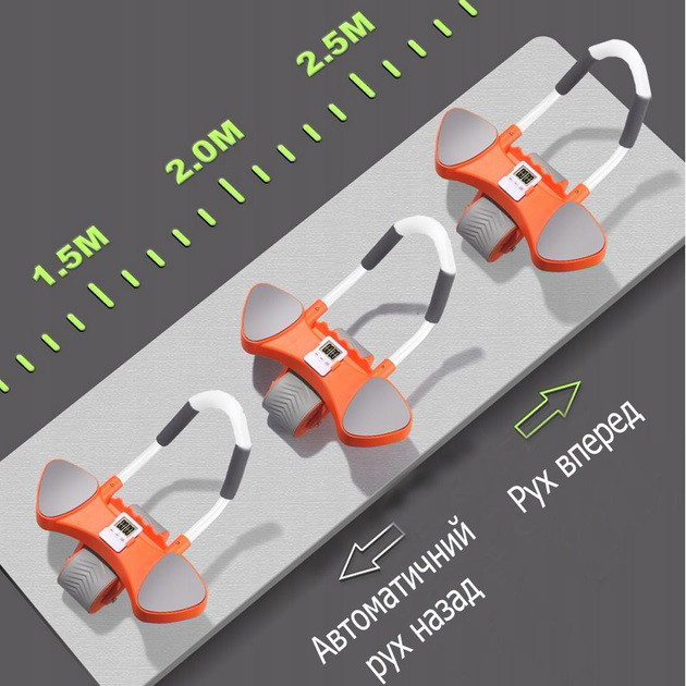 Автоматический тренажер для живота, колесико для живота с подушечкой для пуш-апа ZP-49 Львов - изображение 9