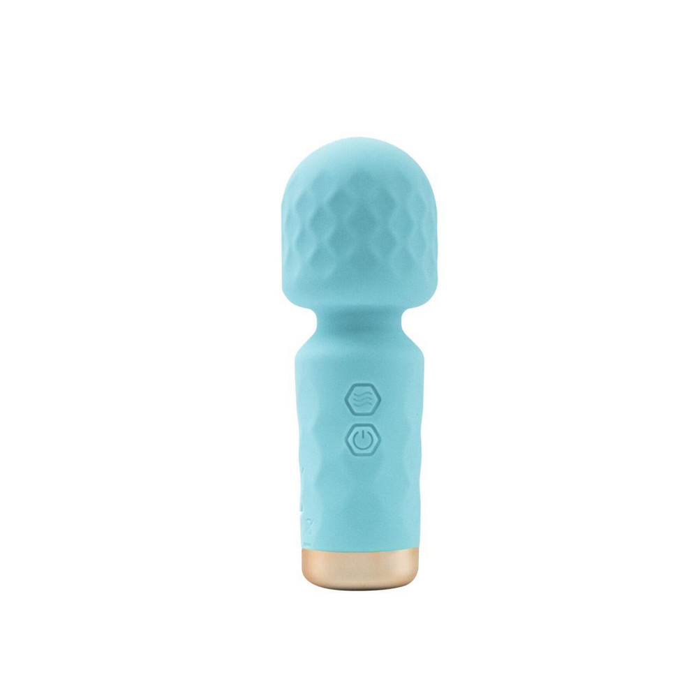 Вібромасажер M’Lady Mini Vibrating Wand Teal Sex Aura Київ - фото 1