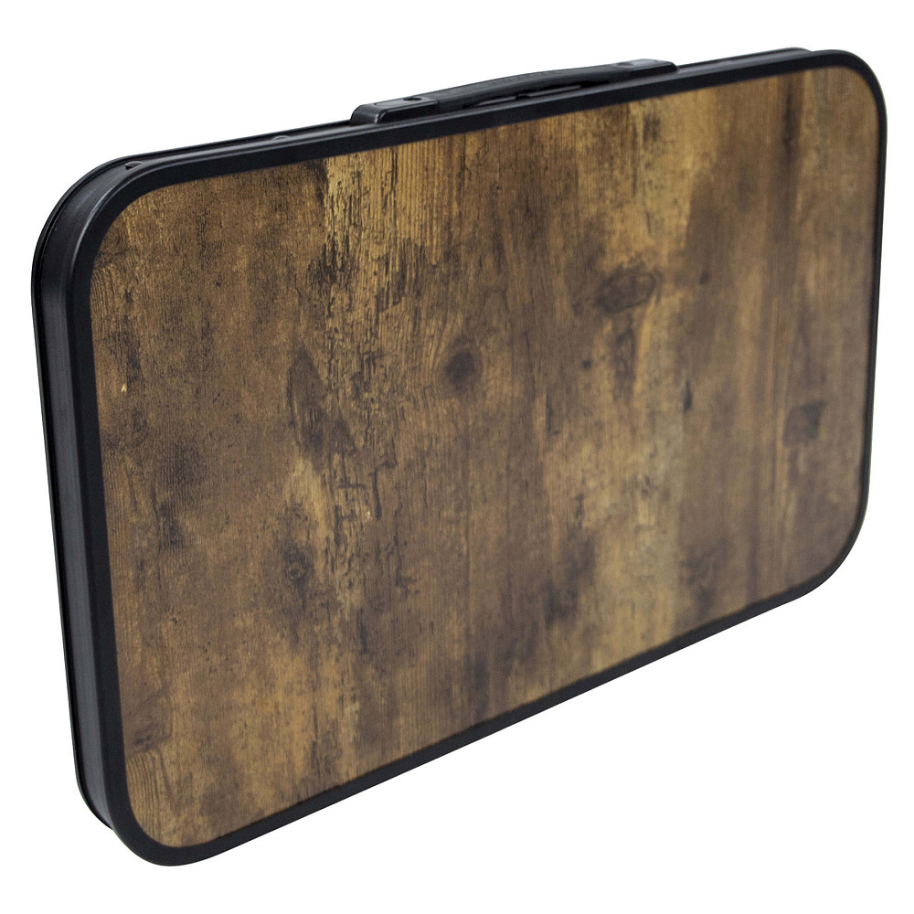 Стол Bo-Camp Woodbine Compact 56x34 cm Black/Wood look (1404190) Вінниця - фото 3