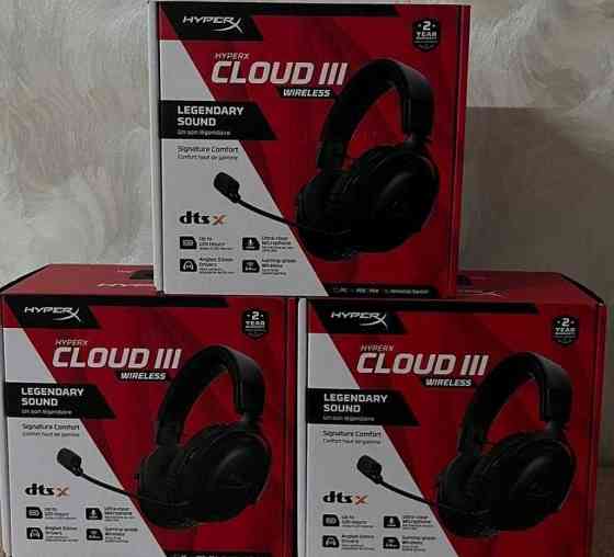 Навушники з мікрофоном HyperX Cloud III Wireless Black (77Z45AA) Киев
