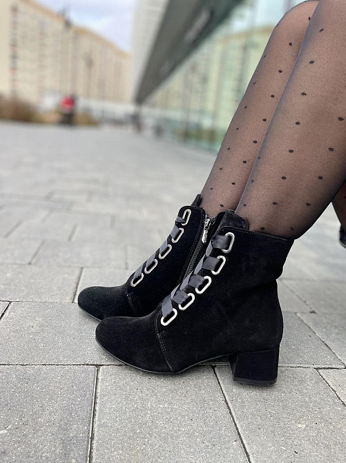 Nivelle Черевики жіночі NIVELLE чорні замша натуральна 38р. (5415/4030-4046) Коломия - фото 8