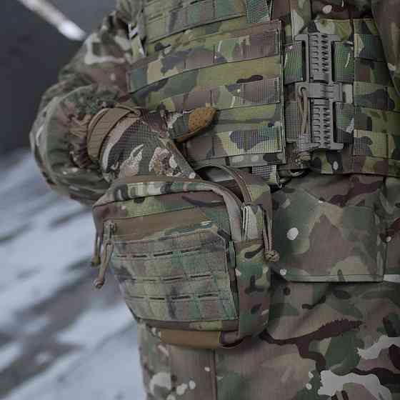 Сумка-напашник M Kiborg GU Cordura Multicam. Сумка напашник мультикам с велкро панелью Киев