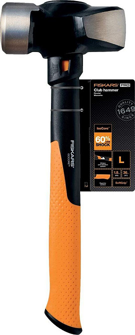 Молоток (Кувалда) Fiskars "IsoCore (L) 4 lb/14" (156005/1020218) Загартована сталь Нововолинськ - фото 5