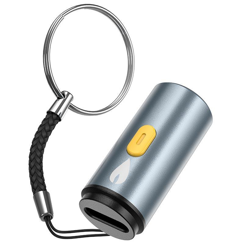 Запальничка Hoco UA38 Type-C, сіра Вінниця - фото 1