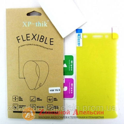 Гидрогелевая пленка Huawei  Y6-II Y6II honor 5A (CAM-L21) Flexible Glass Одесса - изображение 1