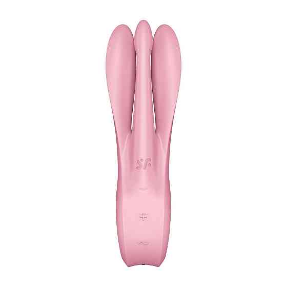 Клиторальный вибратор Satisfyer Threesome 1 Pink с тремя гибкими пальчиками Sex Aura Киев
