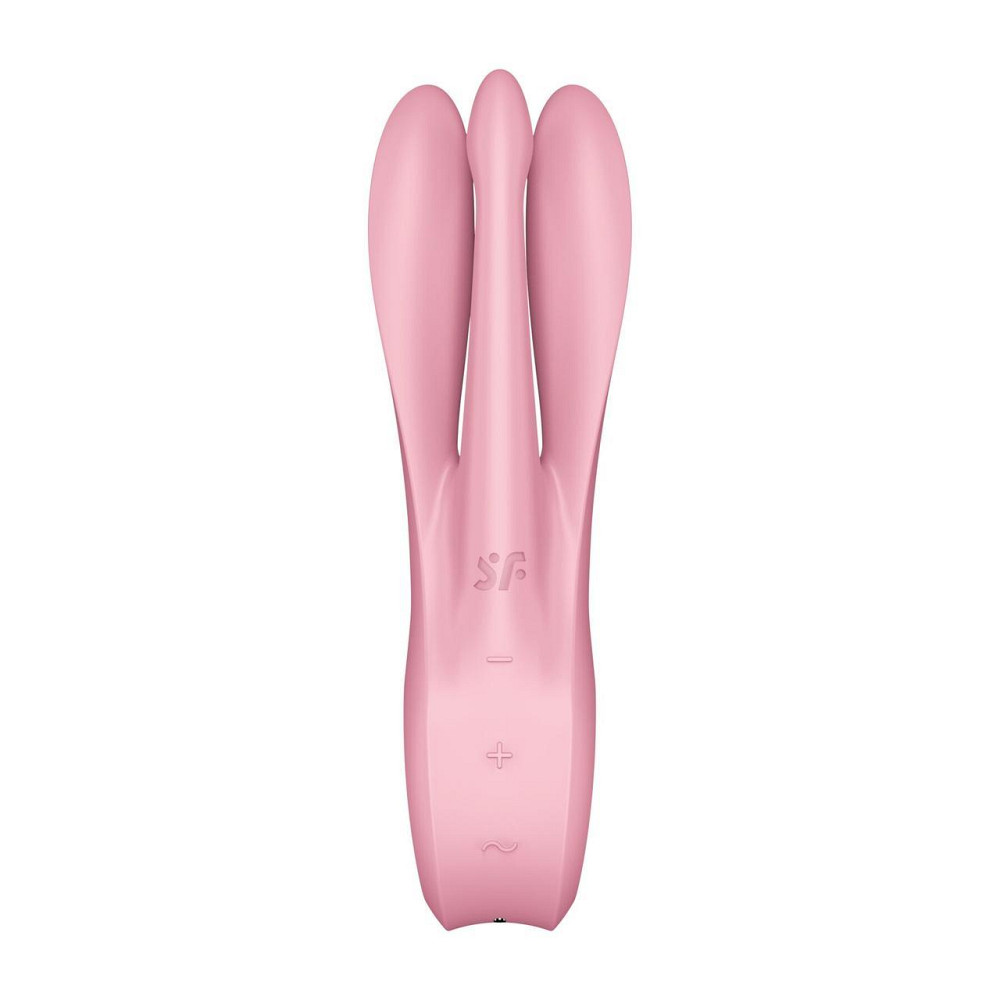 Клиторальный вибратор Satisfyer Threesome 1 Pink с тремя гибкими пальчиками Sex Aura Киев - изображение 6