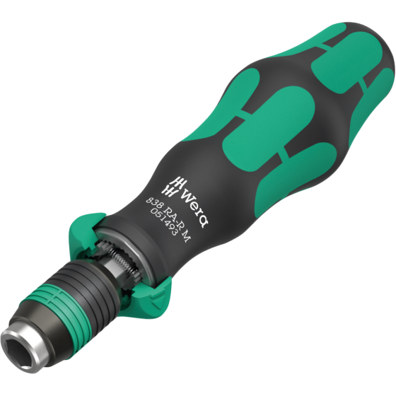 Трещоточна викрутка-бітотримач Wera 1/4" з магнітом 05051493001 Одеса