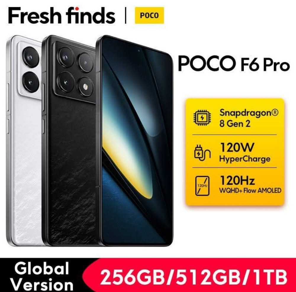 Смартфон POCO F6 Pro 12/512Gb. Black Clobal Version NEW. Киев - изображение 3
