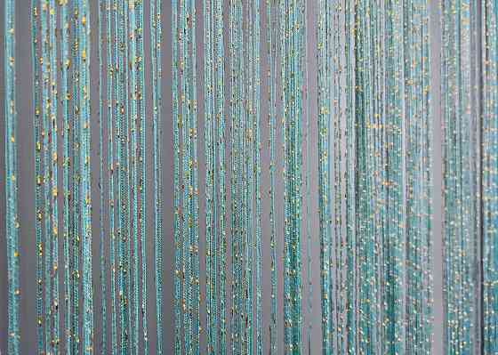Штори-нитки з люрексом Блакитний 300х300см 1 шт (61-130) Київ