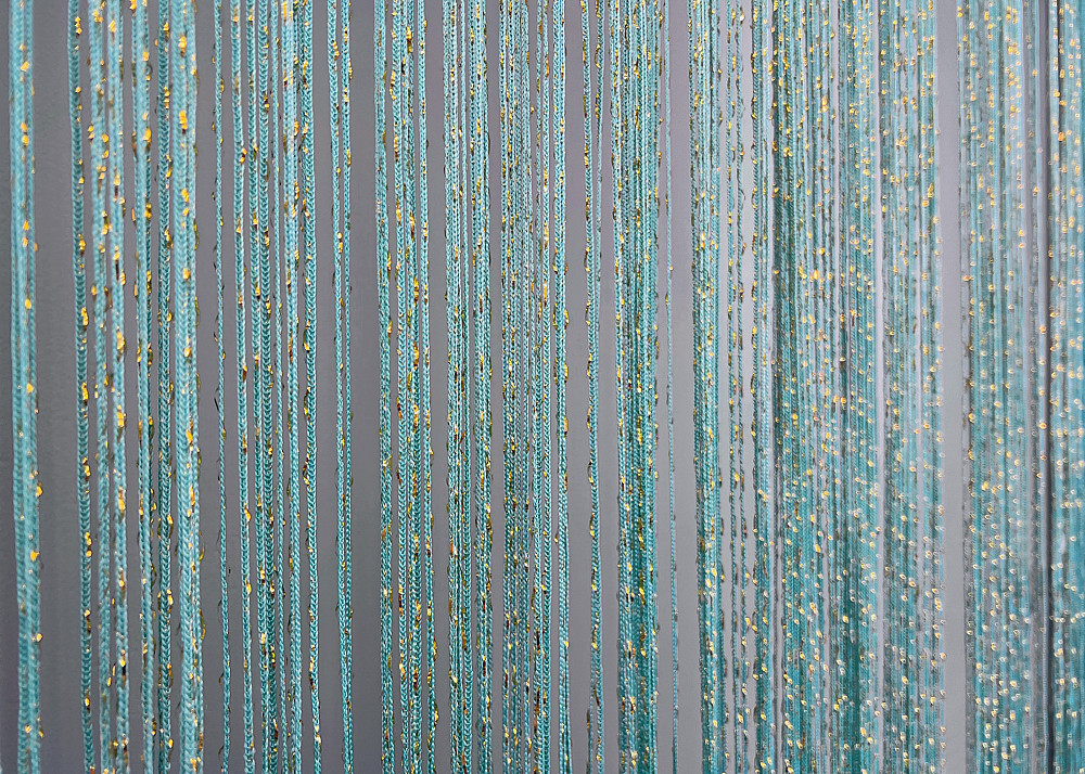 Штори-нитки з люрексом Блакитний 300х300см 1 шт (61-130) Київ - фото 6