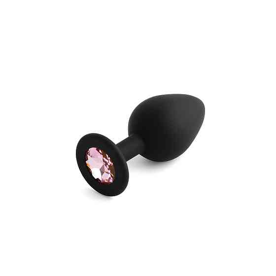 Силіконовий набір плагів Jewellery Silicone PLUG SET Black, чорний Sex Aura Київ