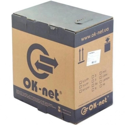 Кабель сетевой OK-Net FTP 500м (КППЭт-ВП (100) 2х2х0,51 / 500) Винница - изображение 1