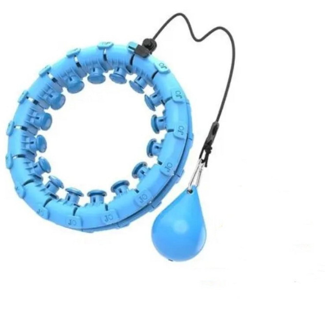 Хулахуп, масажний обруч Intelligent Hulahoop 8767, блакитний Вінниця - фото 1