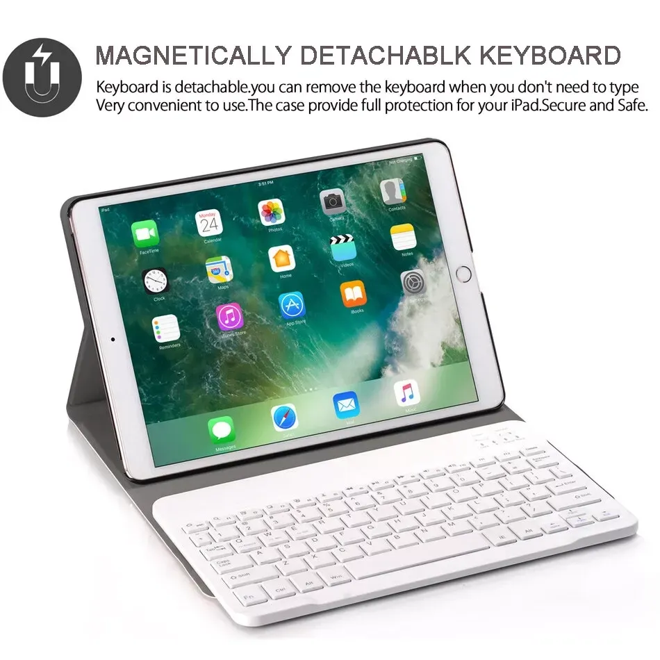 Защитный чехол с Bluetooth клавиатурой для iPad 10.2 (2019/20/21)/pro10.5(2017)/Air 3 10.5 Днепр - изображение 8