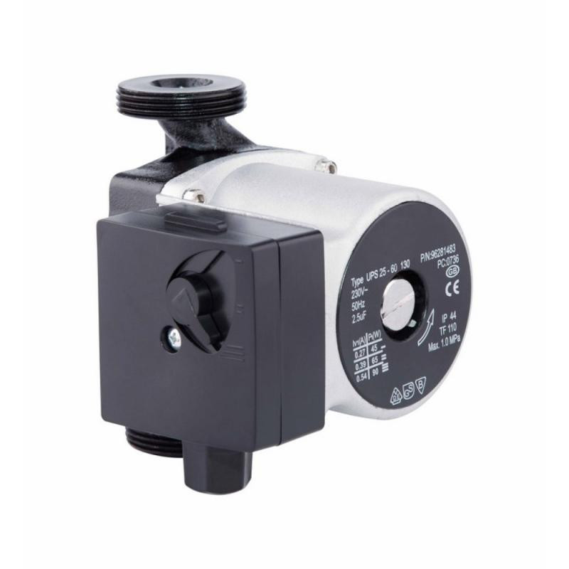 Насос циркуляционный для систем отопления GRS UPS 25/60/130 (серый) Киев - изображение 1