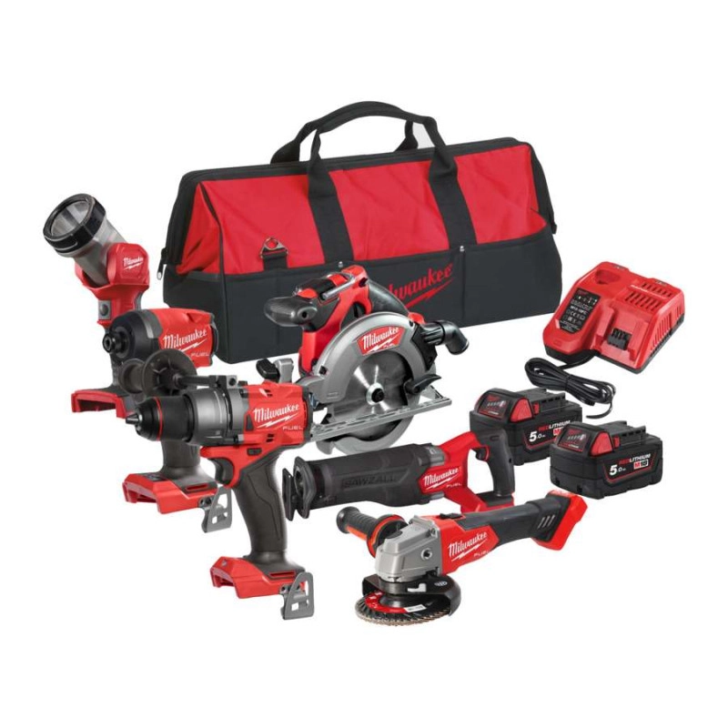 Профессиональный набор аккумуляторных инструментов Milwaukee M18FPP6E3-502B (4933480874) Киев - изображение 1