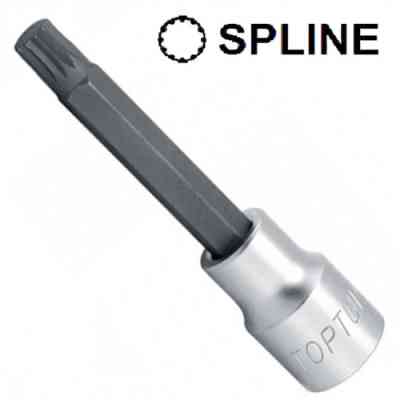 Головка торцевая Toptul SPLINE M6 L100мм 1/2